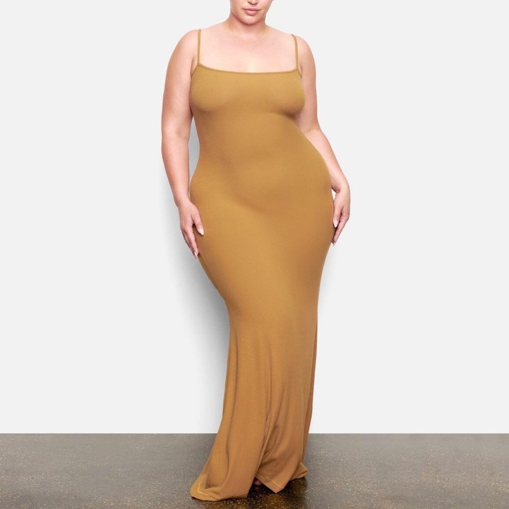 Skims soft lounge long slip dress